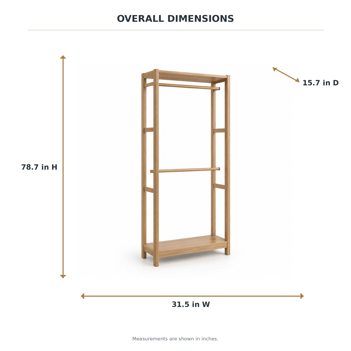 Cove Double-Hang Garment Unit