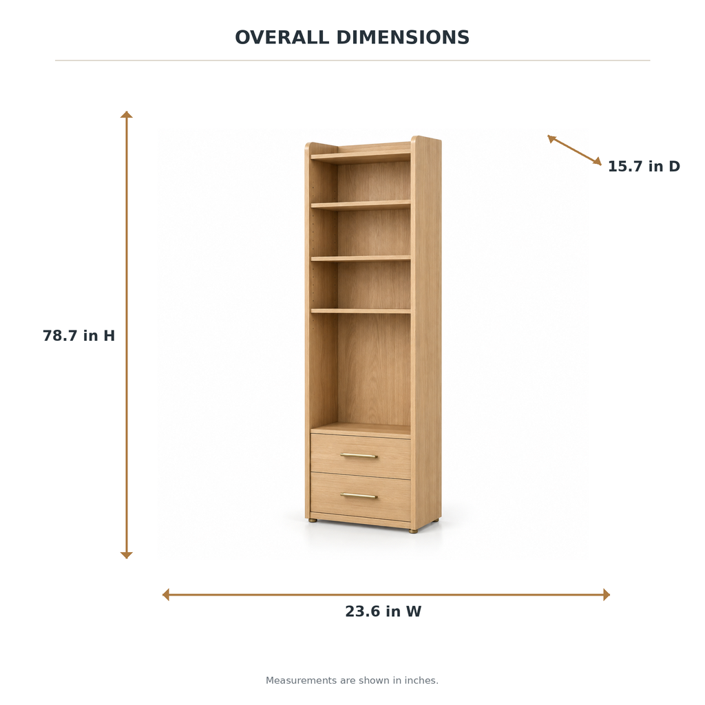 Cove Adjustable Closet Tower
