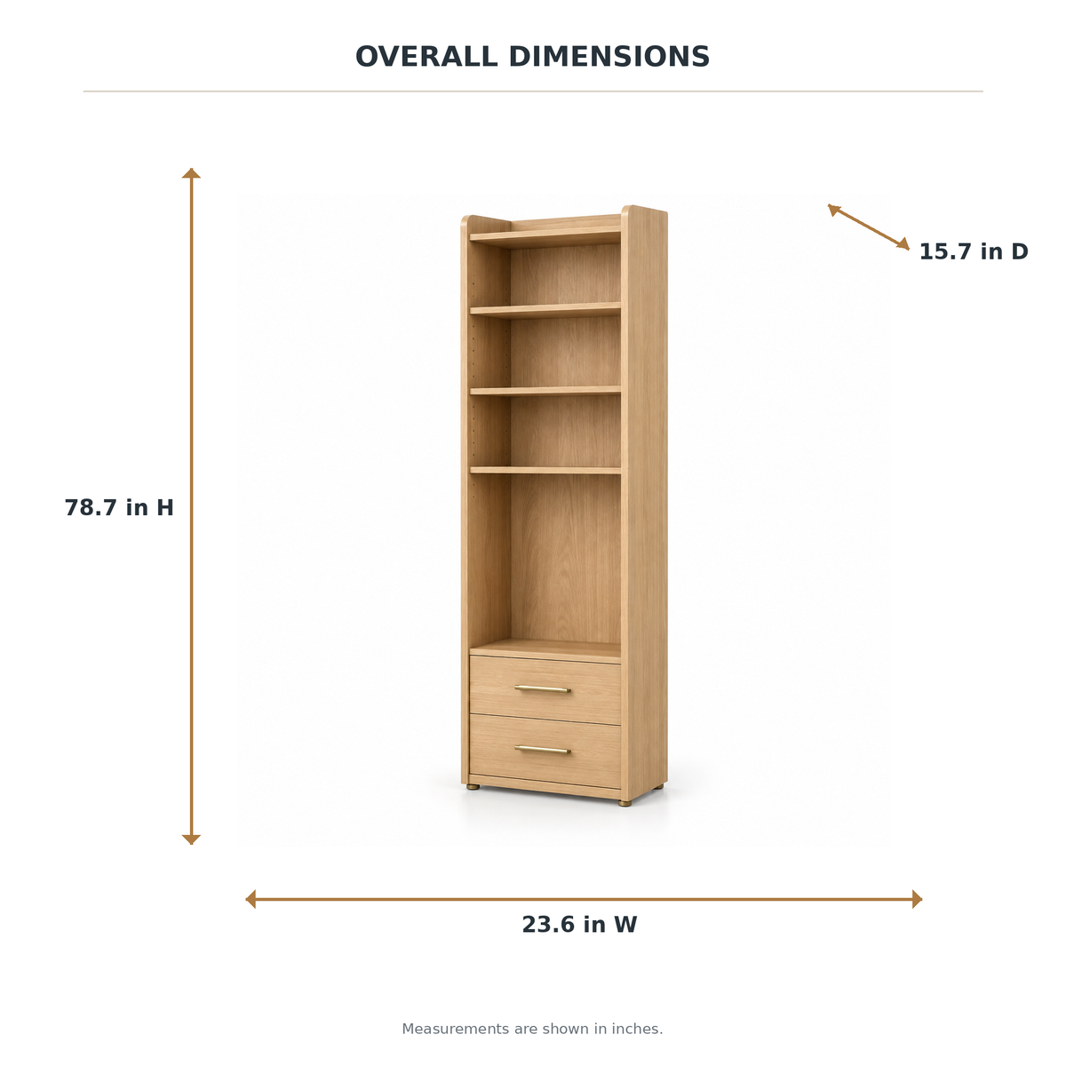Cove Adjustable Closet Tower