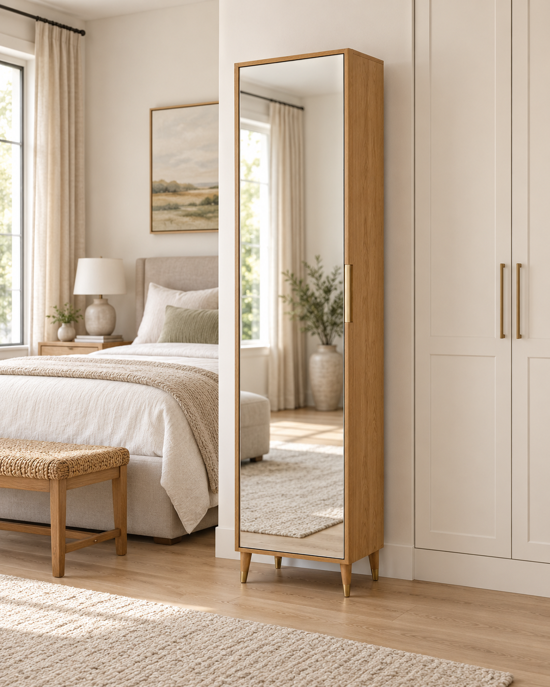 Mira Full-Length Mirror Cabinet