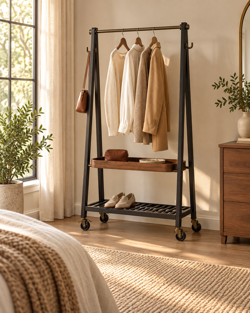 Sloane Rolling Garment Rack