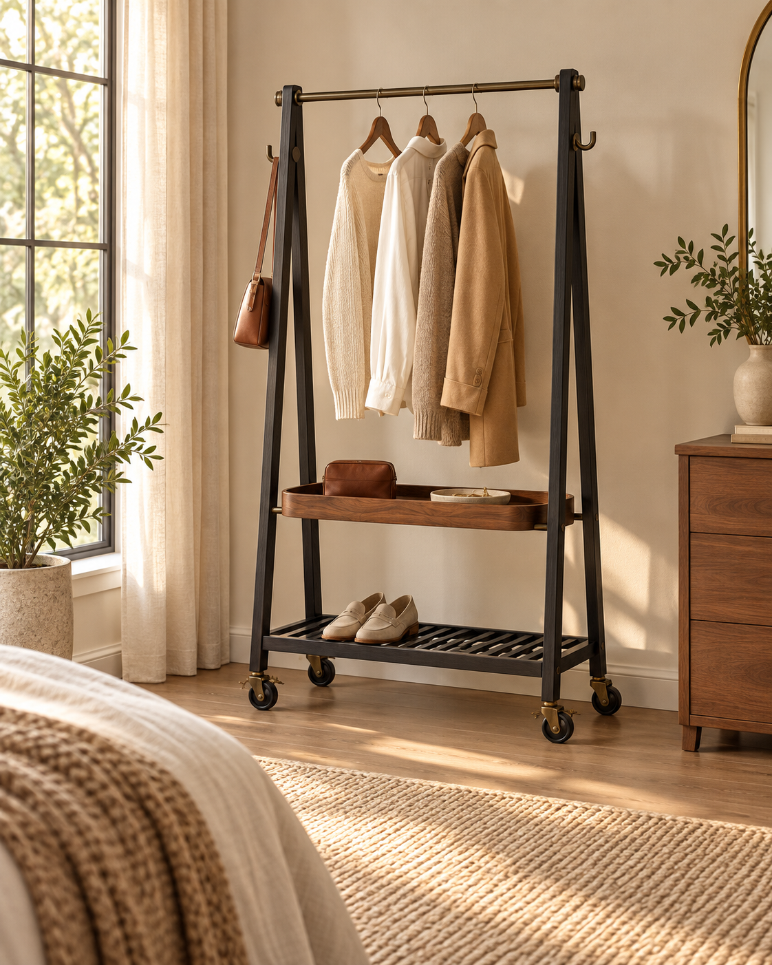 Sloane Rolling Garment Rack