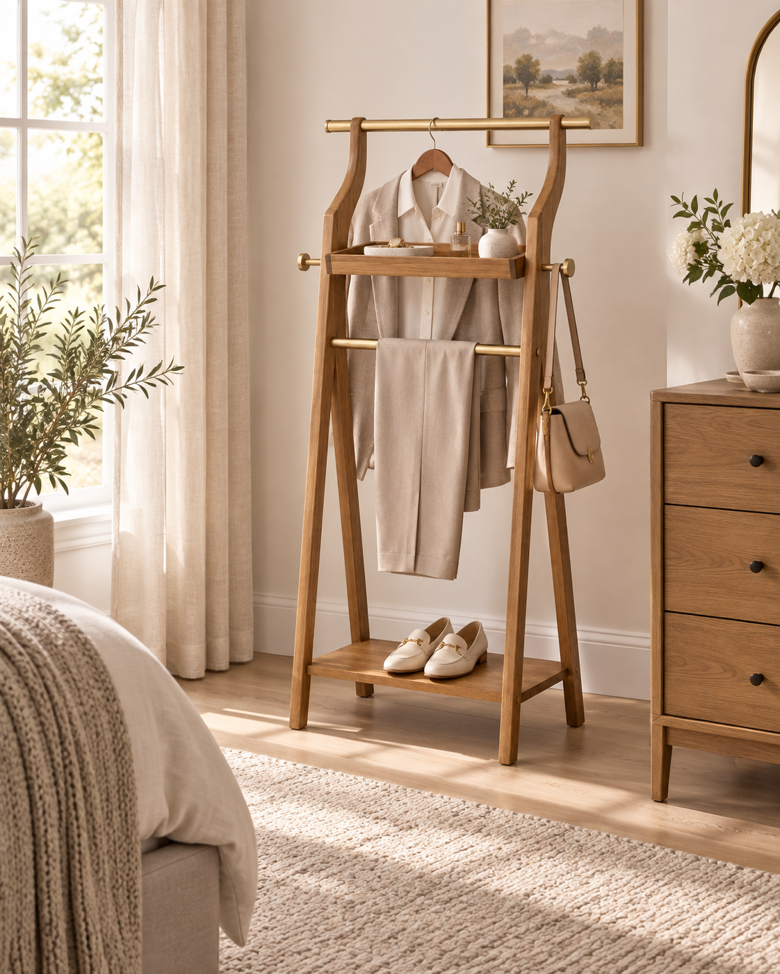 Elowen Wardrobe Valet Stand