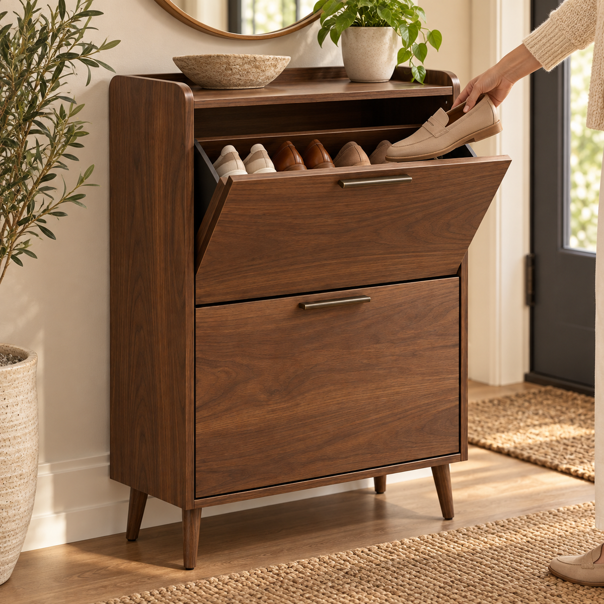 Sloane Tilt-Out Shoe Cabinet